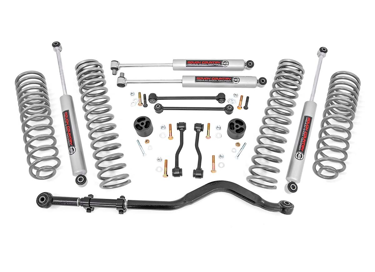 Jeep Gladiator Suspension Lift Kit - Front + Rear - Rough Country - 3.5 Inch N3 - '20-'23